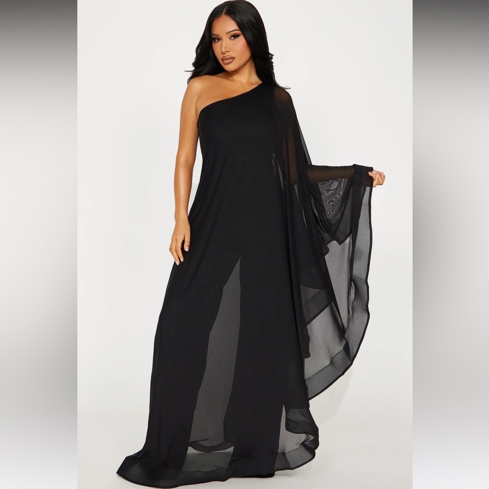 NWT Pretty Extra Mesh Jumpsuit - Black S